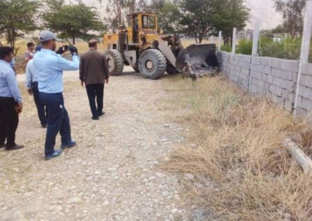 چهار ساخت و ساز غیرمجاز در عرصه درجه یک محوطه باستانی شهر ارجان با حکم قضائی تخریب شد