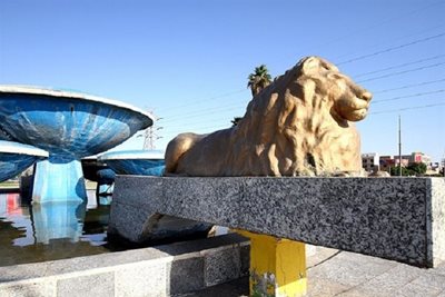 اقدام پسندیده و قابل تقدیر مجموعه شهرداری اهواز در حفظ و نصب مجدد نماد شهری ” چهارشیر “
