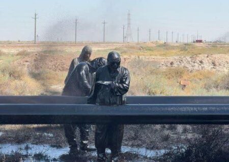 در گرمای سوزان، كارگران اروندان ناجی محیط زیست و توقف تولید نفت شدند