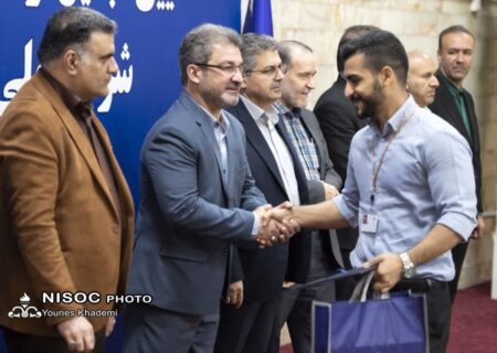 آیین تجلیل از خدمات نیروهای طرح نظام شرکت ملی مناطق نفتخیز جنوب برگزار شد