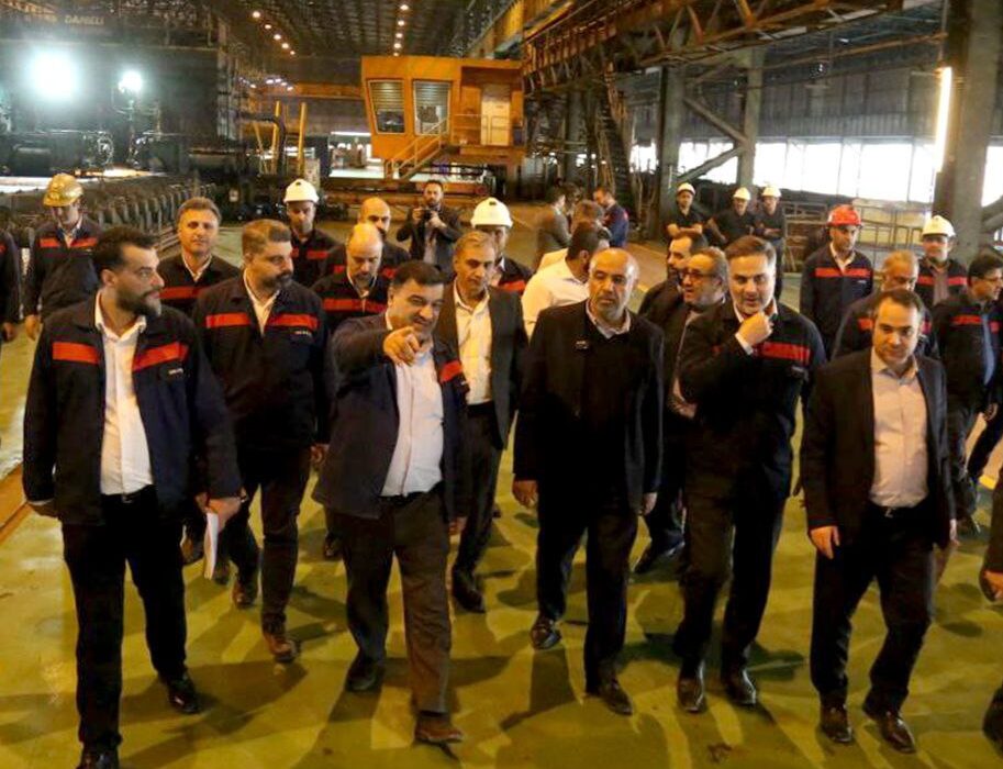کلنگ زنی دو طرح صنعتی فولاد اکسین خوزستان