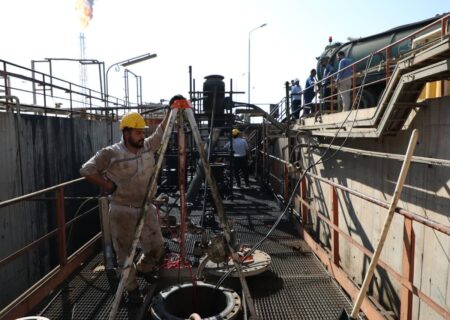 تعمیرات اساسی كلوز درین، در جهت تولید پایدار نفت در حال انجام است