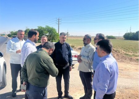بازدید مدیرعامل شرکت آبفا اهواز از پروژه مقابله با تنش آبی در روستاهای ربیخه و سعید سلامات