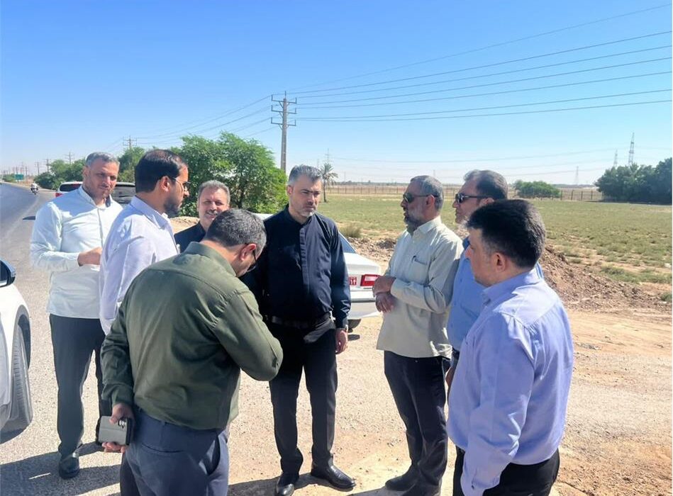 بازدید مدیرعامل شرکت آبفا اهواز از پروژه مقابله با تنش آبی در روستاهای ربیخه و سعید سلامات