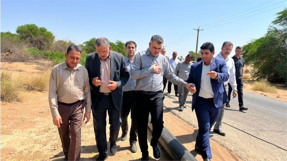 آب پایدار در راه روستاهای خسرج؛  خط انتقال آلبومرح – حمیدیه شتاب می‌گیرد