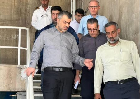 در راستای ارتقاء کمی و کیفی آب آشامیدنی اهواز  مخزن ۵۰ هزار مترمکعبی منابع کارون در آستانه بهره‌برداری قرار گرفت