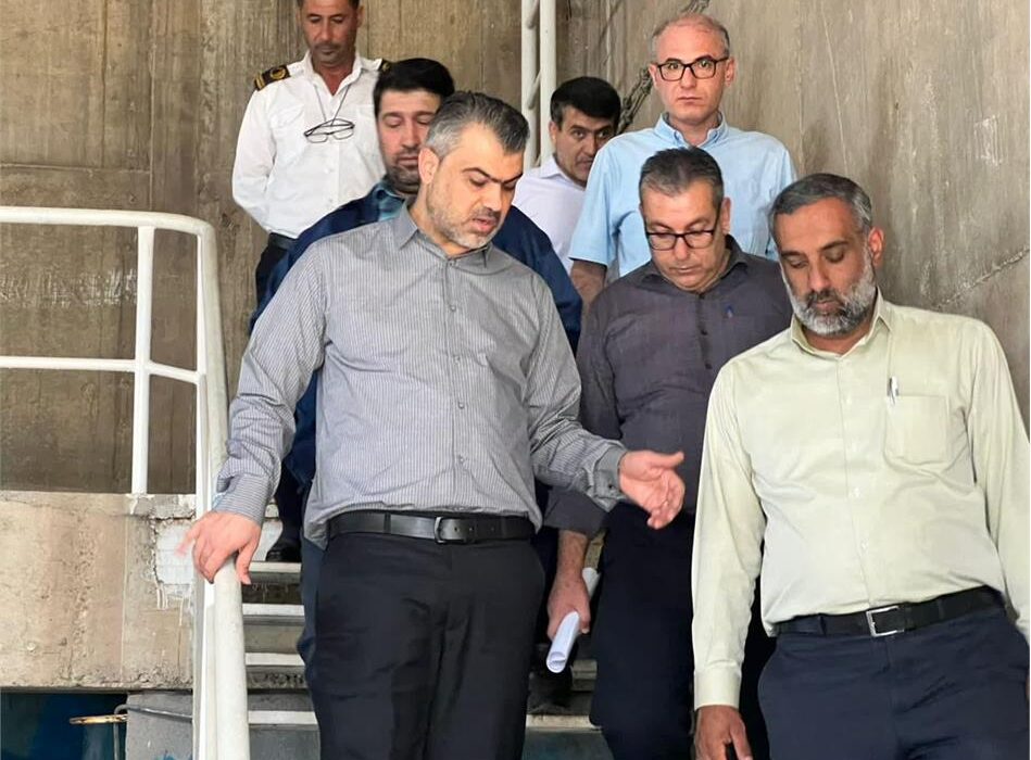 در راستای ارتقاء کمی و کیفی آب آشامیدنی اهواز  مخزن ۵۰ هزار مترمکعبی منابع کارون در آستانه بهره‌برداری قرار گرفت