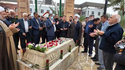 برگزاری نخستین سالگرد خاكسپاری شهید گمنام در نفت و گاز مارون