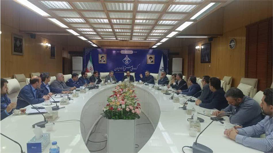 نشست مدیرعامل شرکت آبفا اهواز با مدیران گروه ملی صنعتی فولاد ایران