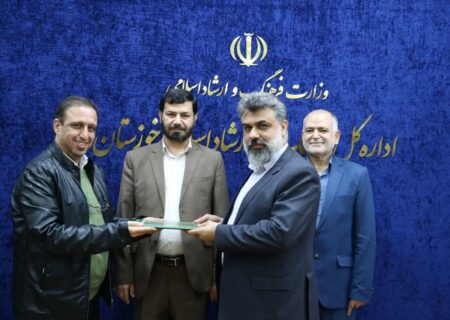 مراسم تکریم و معارفه مدیر ستاد کانون‌های مساجد خوزستان برگزار شد