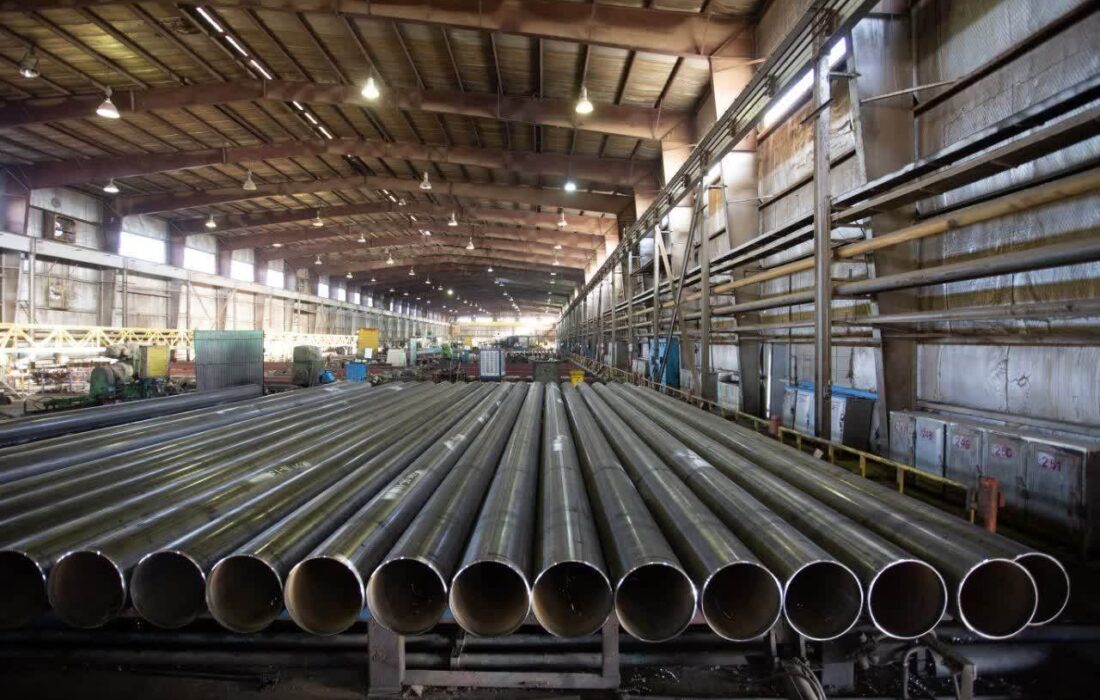 ثبت ركورد بیسابقه تولید لولههای نفت و گاز در لوله سازی اهواز