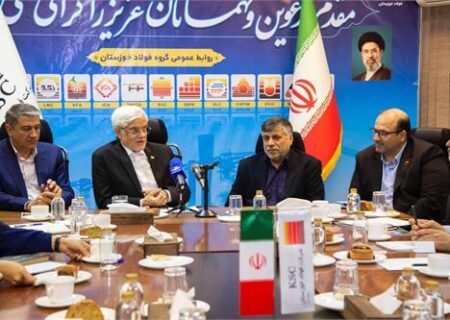 در دیدار معاون اول رئیس جمهور با مدیرعامل شرکت فولاد خوزستان رقم خورد؛ معاون اول رئیس جمهور از تشکیل ستاد باز سازی صنایع خبر داد