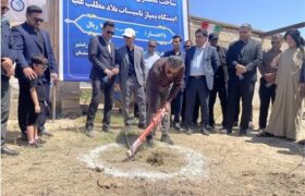 دو طرح زیرساختی آب در رامشیر افتتاح و کلنگ‌زنی شد