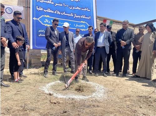 دو طرح زیرساختی آب در رامشیر افتتاح و کلنگ‌زنی شد