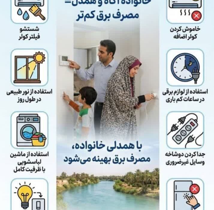 هفته صرفه جویی در مصرف برق/ همدلی برای روشنایی ایران