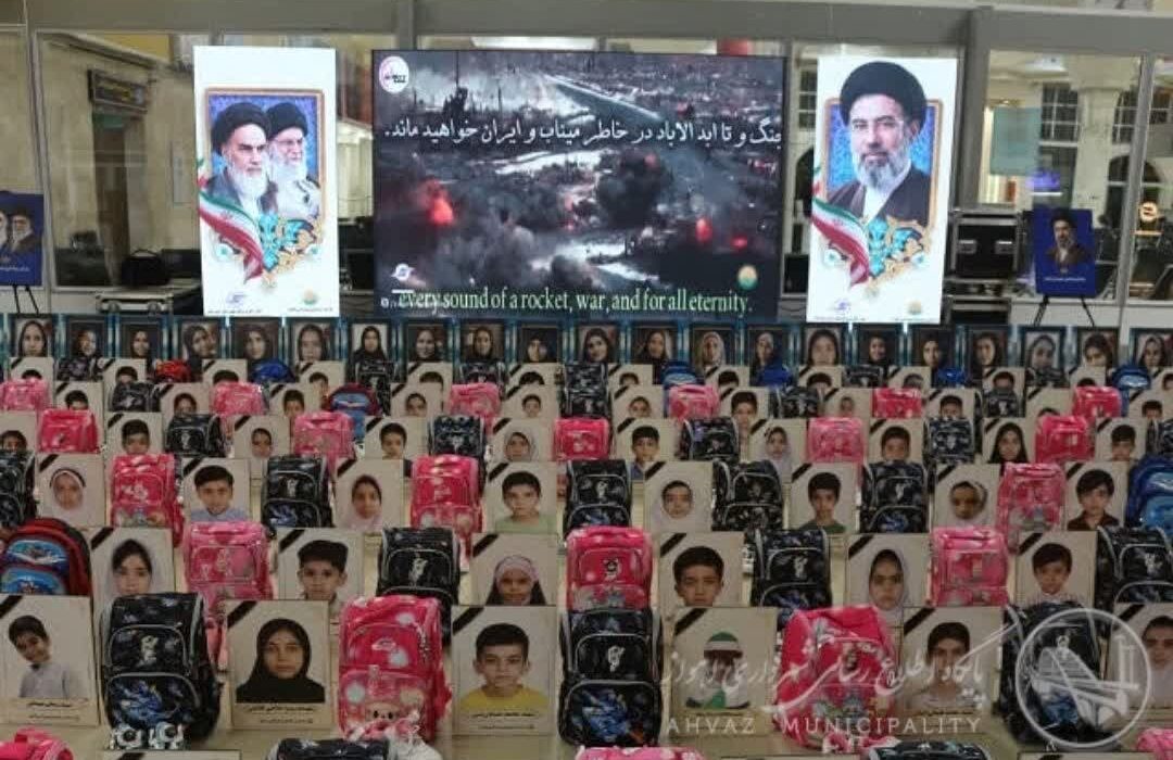 برپایی یادمان شهدای دانش‌آموز مدرسه شجره طیبه میناب در فرودگاه بین‌المللی اهواز