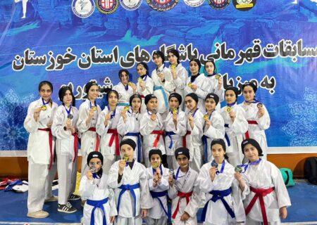 درخشش دختران کاراته‌کای ایذه‌ای در مسابقات کاراته سبکی استان خوزستان