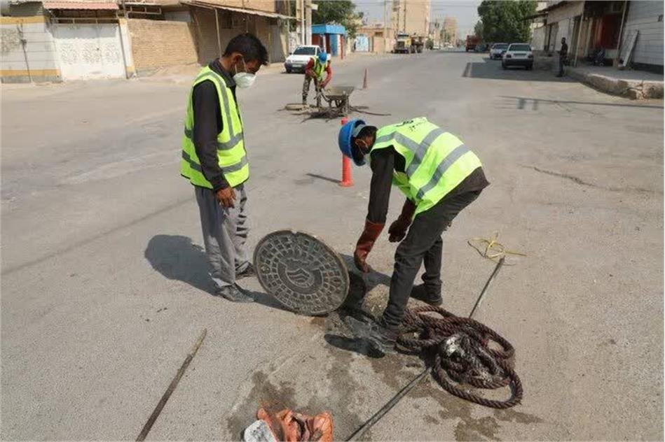 تداوم لایروبی و اصلاح نقاط حساس در نیمه نخست سال ۱۴۰۵؛ کاهش چشمگیر حوادث شبکه فاضلاب اهواز